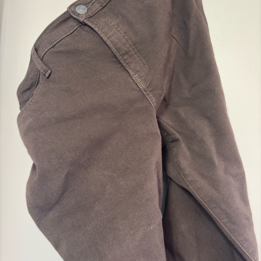 Chicos Brown pants So Slimming Girlfriend Slim Leg Ankle 8R Chicos Size 1R - Picture 7 of 7